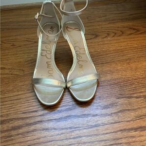 Sam Edelman Metallic Gold Heels